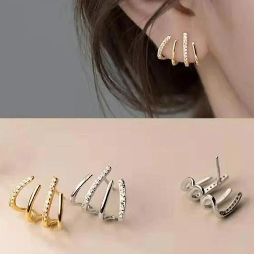 Klo-örhängen – Silver